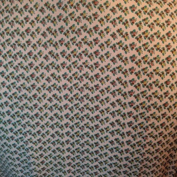 Zara soft & flowy shirt dress w/ pockets - pink & tiny floral print S - Picture 8 of 11